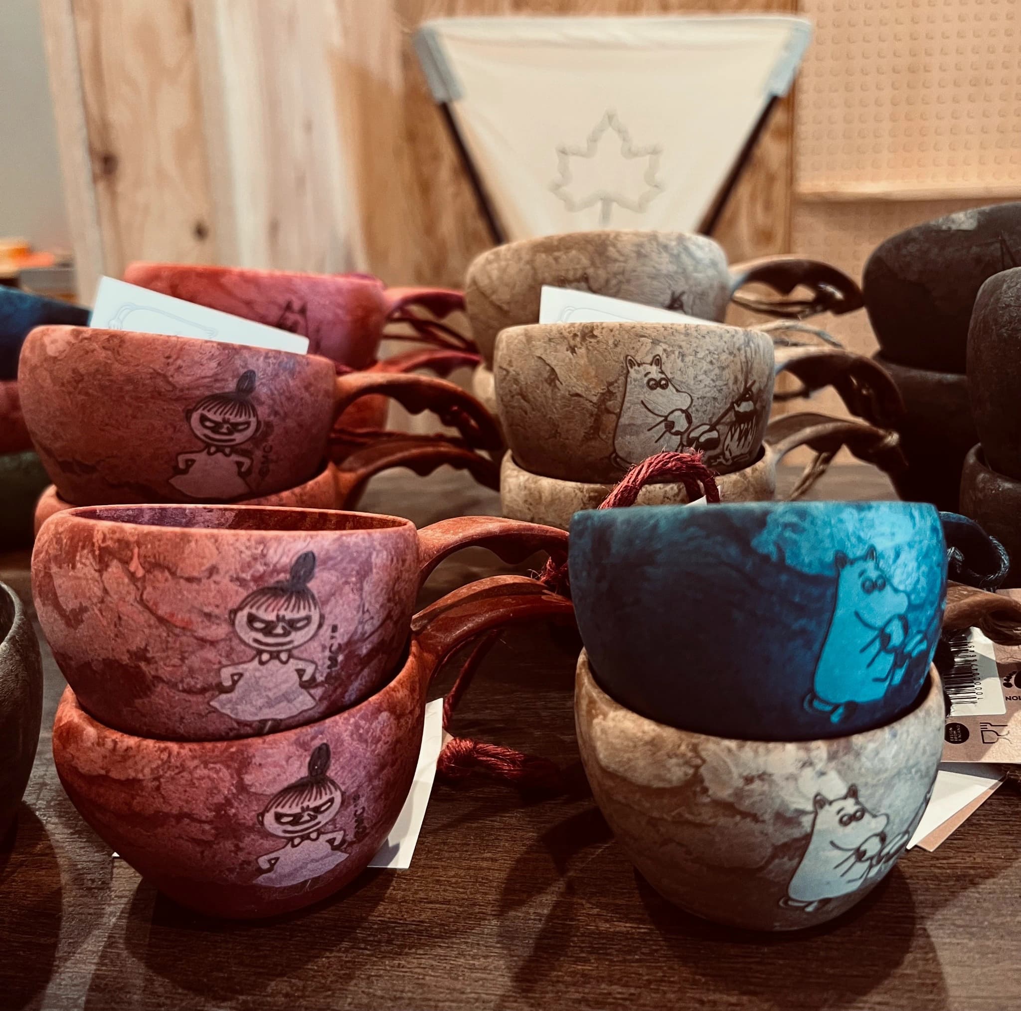 店内で使用・販売しているKUPILKAのカップ